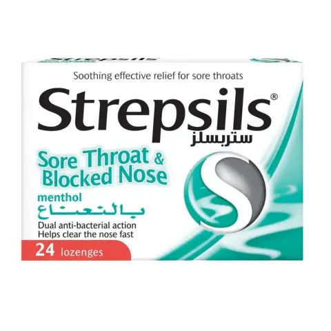 Strepsils Menthol Lozenges 24s thumbnail 1