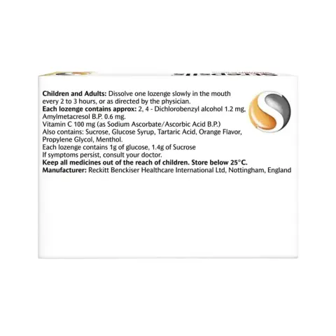 Strepsils Orange & Vitamin C Lozenges 24s thumbnail 4