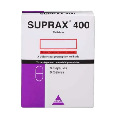 Suprax 400mg Capsules 6s thumbnail 1