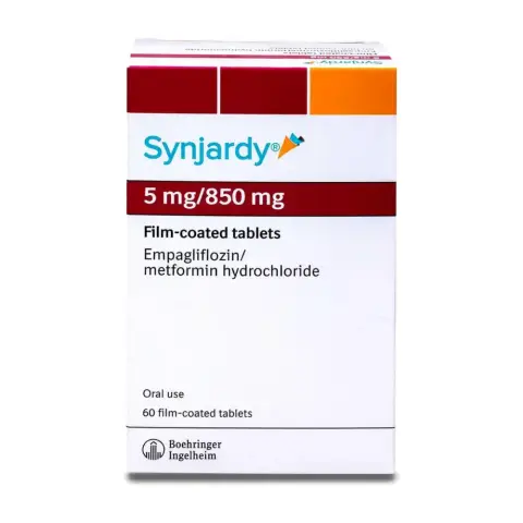 Synjardy 5mg/850mg Tablets 60s thumbnail 1