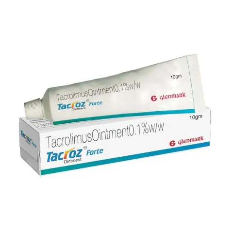 Tacroz Forte 0.1% Ointment 10g thumbnail 1