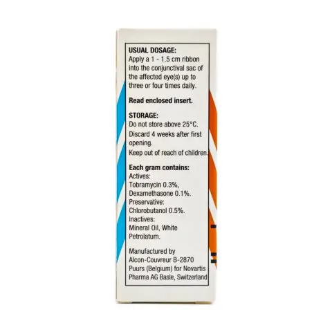 Tobradex Eye Ointment 3.5g thumbnail 2