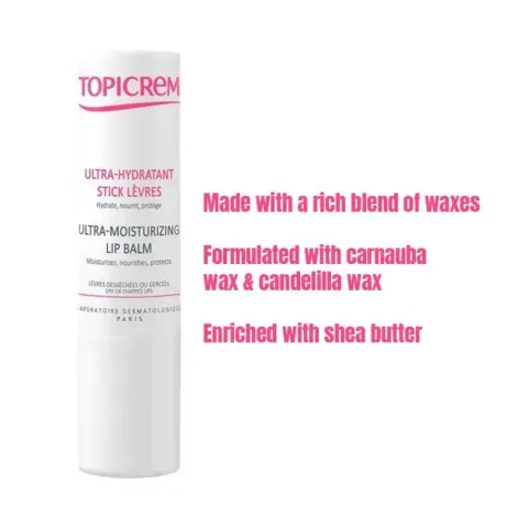 Topicrem Ultra Moisturising Lip Balm 5g thumbnail 2