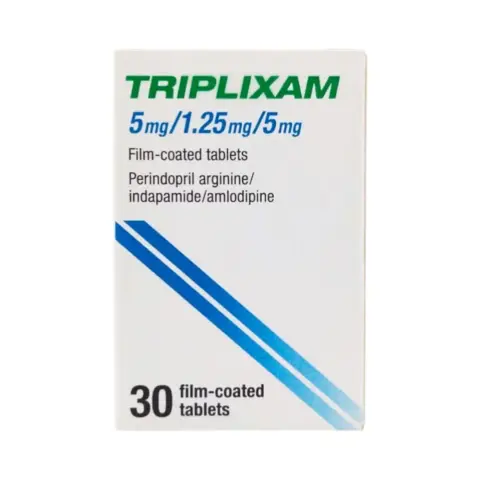 Triplixam 5mg/1.25/5mg Tablets 30s thumbnail 1