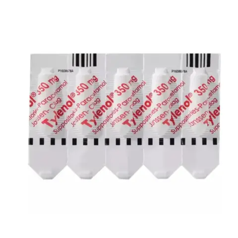 Tylenol 350mg Suppositories 10s thumbnail 2