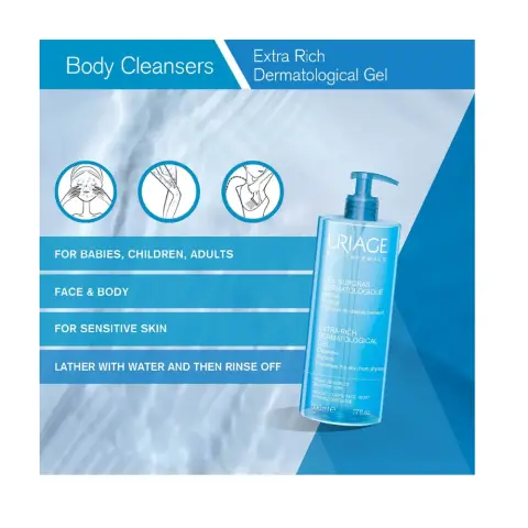 Uriage Urg-862-0 Surgras Dermatological Gel 500Ml thumbnail 3