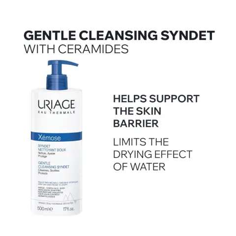 Uriage Urg-916-0 Xemose Gentle Cleansing Syndet 500Ml thumbnail 2