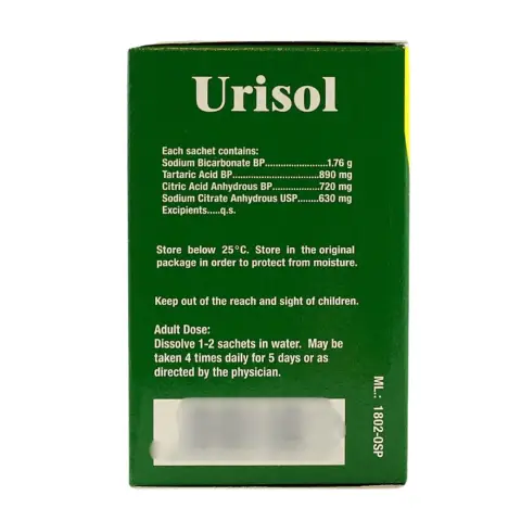 Urisol Effervescent Sachets 14s thumbnail 2
