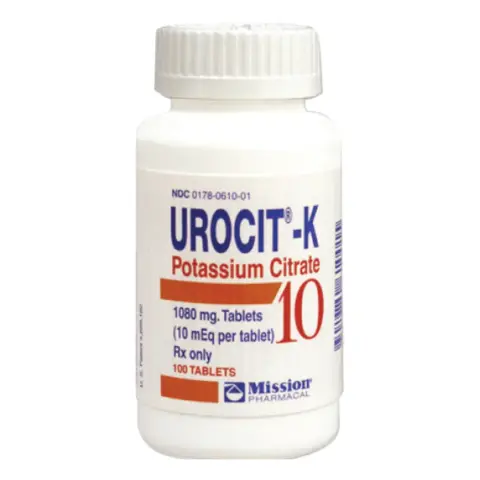 Urocit-K10 Tablets 100s thumbnail 1