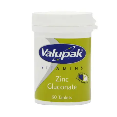 Valupak Zinc Gluconate 10Mg Tab 60S thumbnail 1