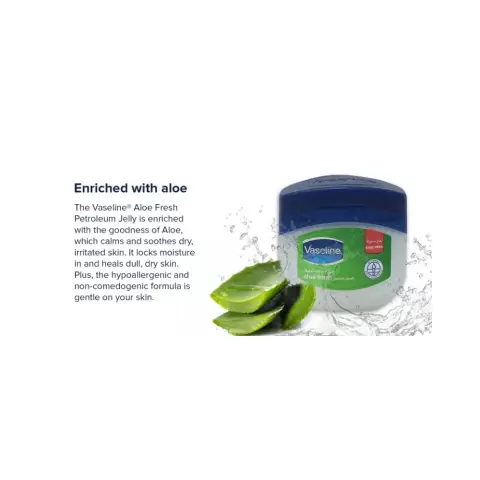 Vaseline Aloe Fresh Petroleum Jelly 250mL thumbnail 2