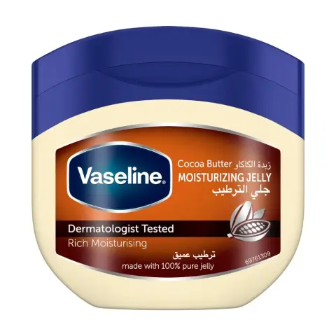 Vaseline Moisturizing Petroleum Jelly, for dry skin, Cocoa Butter, to heal dry and damaged skin, 450mL thumbnail 1