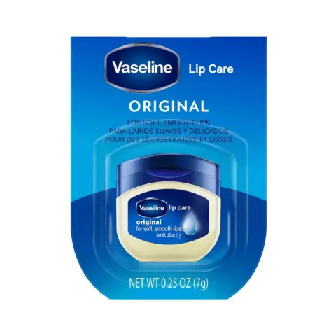 Vaseline Lip Care Original, Lip Balm Tub With Pure Jelly 7g thumbnail 1