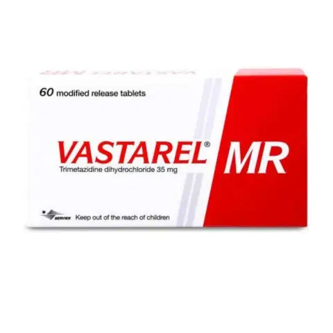 Vastarel Mr 35mg Tablets 60s thumbnail 1