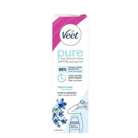 Veet Hair Removal Sensitive Cream 100mL thumbnail 1
