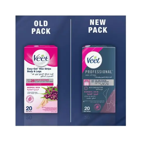 Veet Wax Strips Normal Skin 20S thumbnail 2