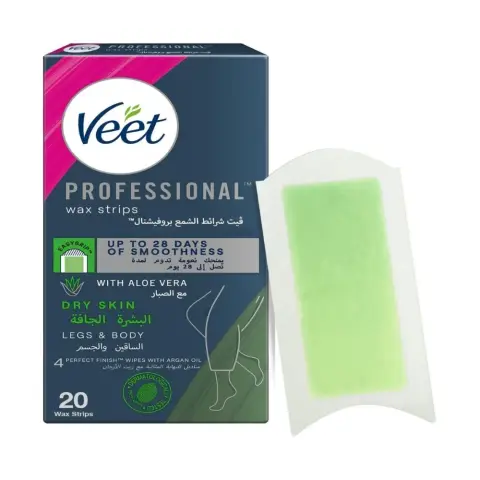 Veet Ra174 Wax Strips For Dry Skin 20S thumbnail 1