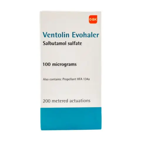 Ventolin 100mcg Evohaler 200 Doses thumbnail 1