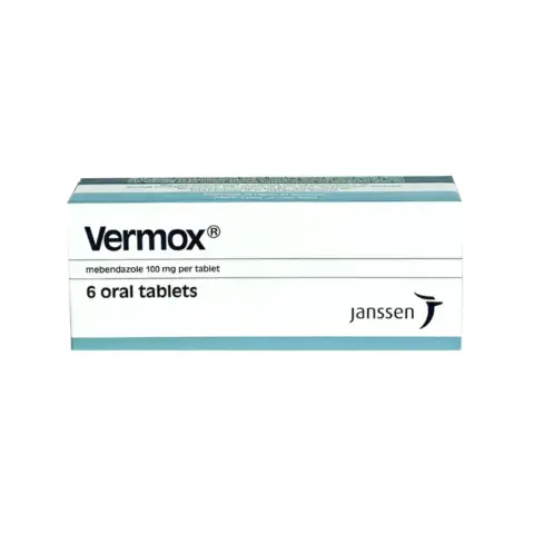 Vermox 100mg Tablets 6s thumbnail 1