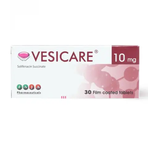 Vesicare 10mg Tablets 30s thumbnail 1