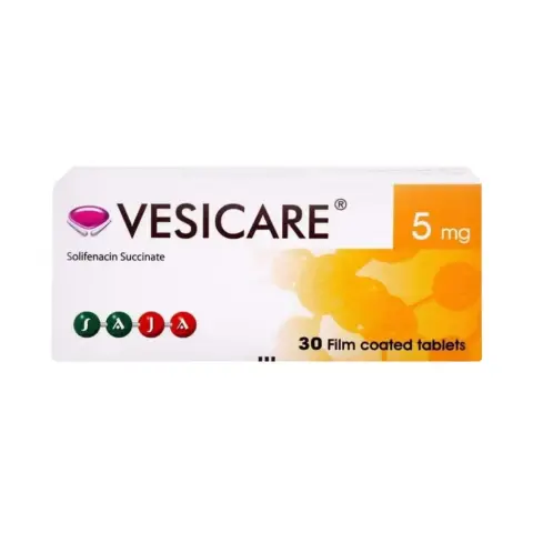 Vesicare 5mg Tablets 30s thumbnail 1