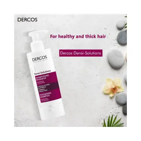 Vichy Dercos Densi-Solutions Hair Thickening Shampoo For Weak And Thinning Hair 250mL thumbnail 3