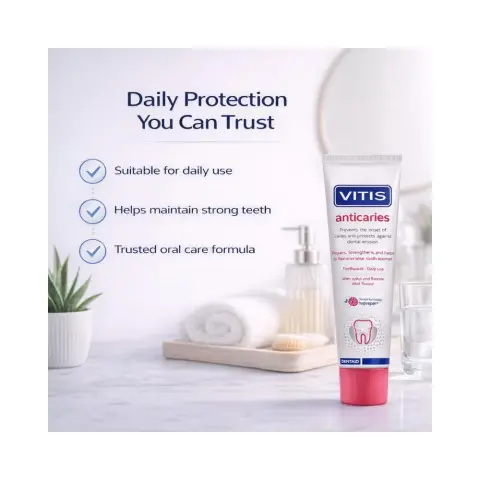 Vitis 56032 Anticaries Tooth Paste 100Ml thumbnail 2