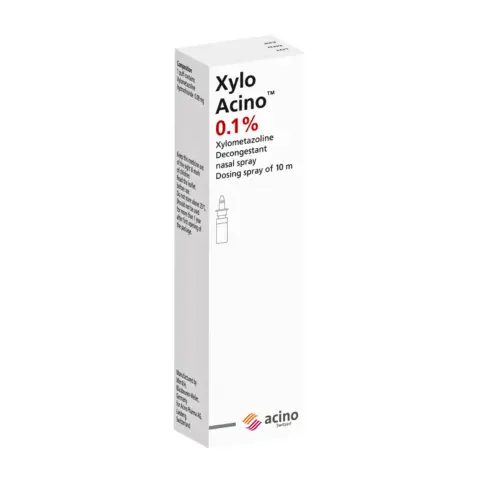 Xylo Acino 0.1% Nasal Spray 10ml thumbnail 1