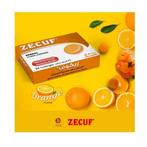Zecuf Orange Lozenges 24s thumbnail 3