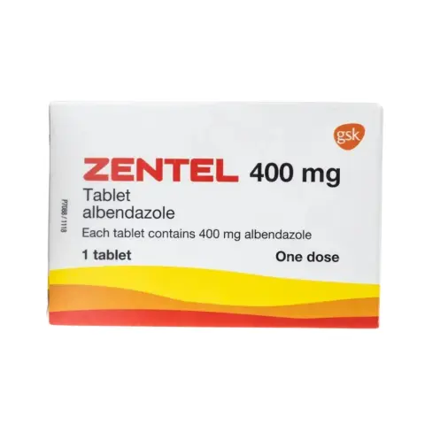Zentel 400mg Tab 1s thumbnail 1