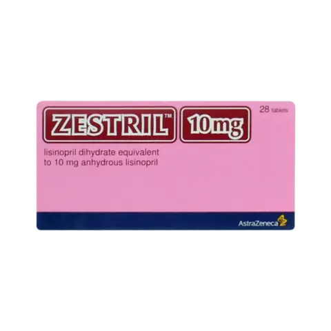 Zestril 10mg Tablets 28s thumbnail 1