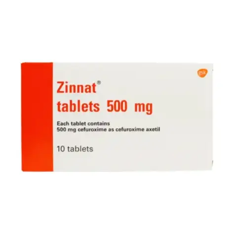Zinnat 500mg Tablets 10s thumbnail 1