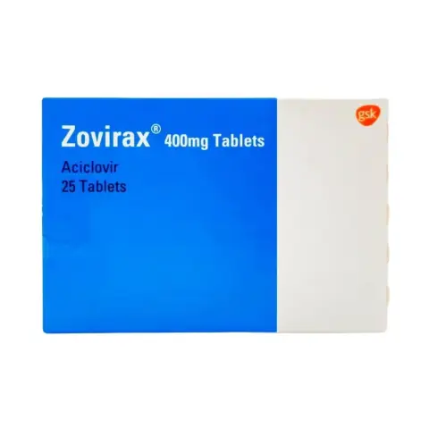 Zovirax 400mg Tablets 25s thumbnail 1