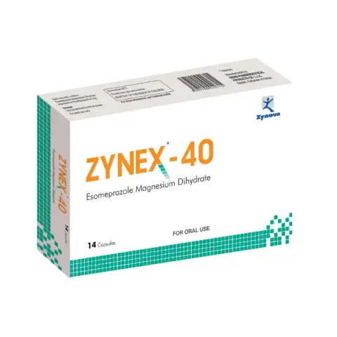 Zynex 40mg Capsules 14s thumbnail 1