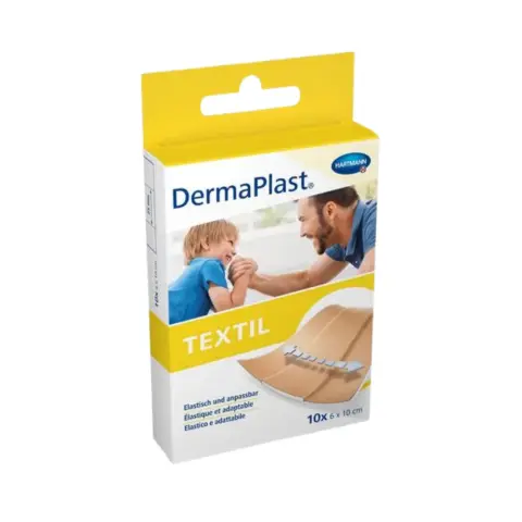 Dermaplast Plaster Textil 10X6cm 10s thumbnail 1