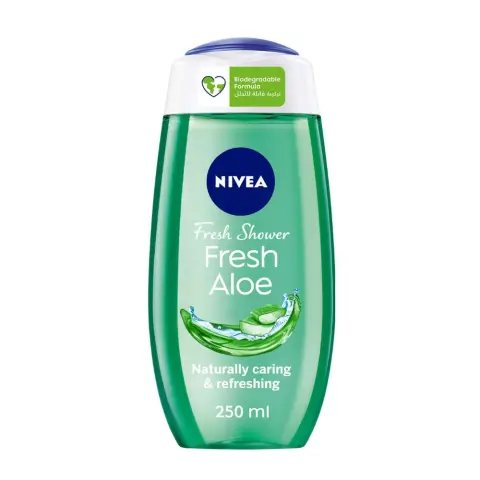 Nivea Fresh Aloe Shower Gel 250mL thumbnail 1