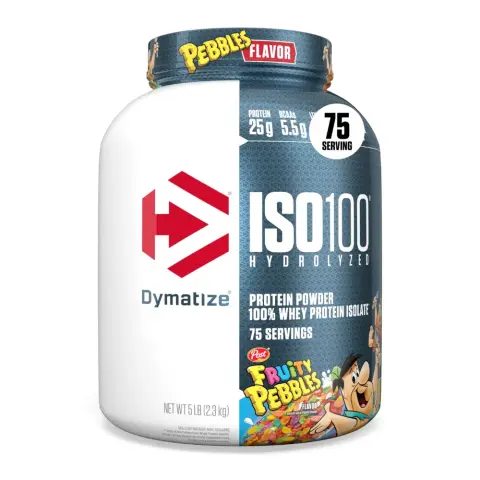 Dymatise Iso 100 Fruity Pebbles Whey Protein Powder 5Lb thumbnail 1