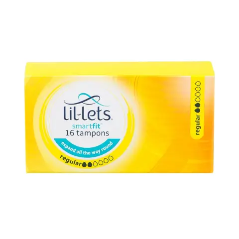 Lil-Lets Non Applicator Tampons Regular 16S thumbnail 1