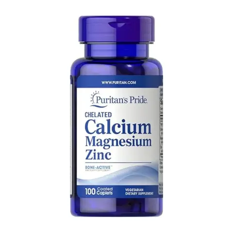 Puritans Pride Calcium Magnesium & Zinc Tablet 100S thumbnail 1