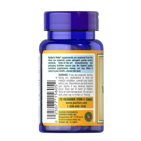 Puritans Pride Vitamin D3 1000Iu Softgel 100S thumbnail 3