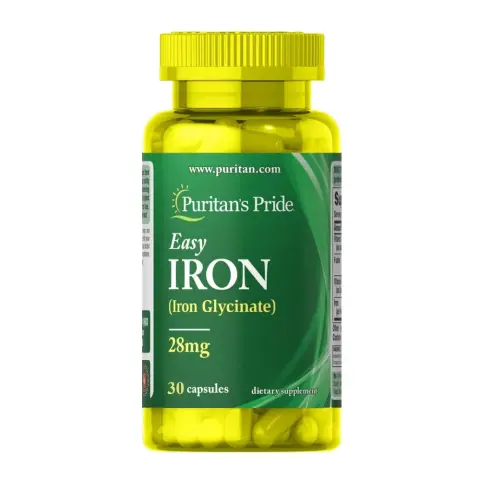 Puritans Pride Easy Iron 28Mg Capsules 30S thumbnail 1