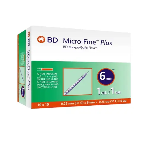 BD Plus Syringes 31g 100s thumbnail 1