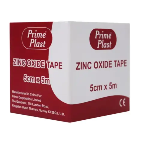 Prime Zinc Oxide Medical Plaster Tape 5cm x 5m