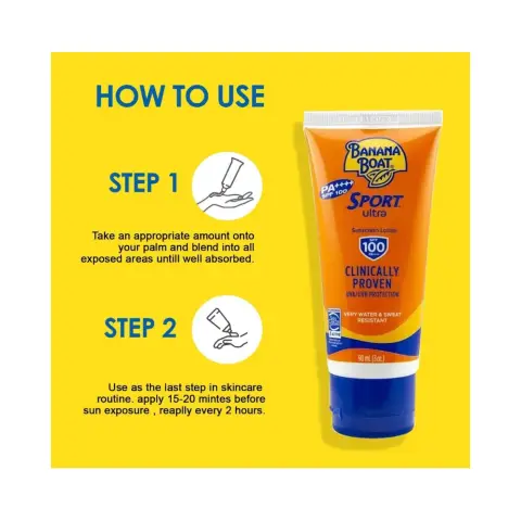 Banana Boat Ultra Sport Sun Lotion SPF100 90mL thumbnail 4