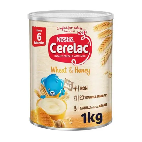 Nestle Cerelac Wheat & Honey Milk 1Kg thumbnail 1