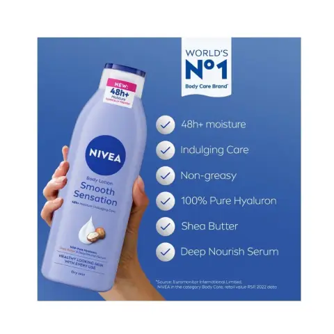 Nivea Shea Smooth Sensation Body Lotion 250Ml thumbnail 2