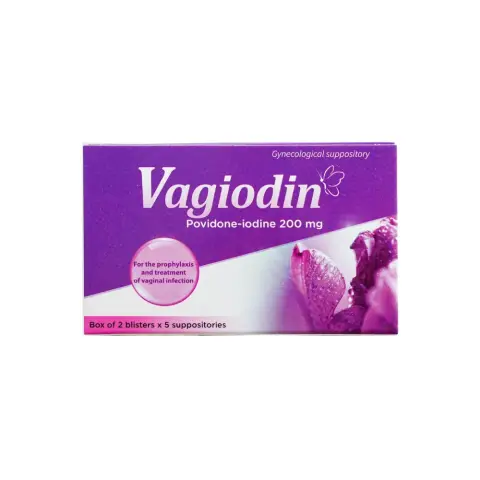 Vagiodin Vaginal Suppositories 10s thumbnail 1
