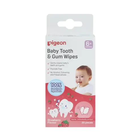 Pigeon Baby Tooth & Gum Wipes 6M+ thumbnail 1