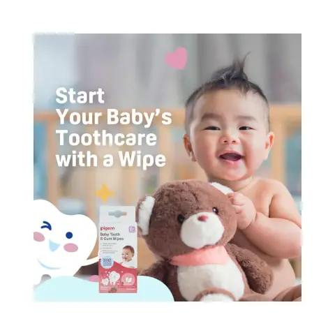 Pigeon Baby Tooth & Gum Wipes 6M+ thumbnail 2