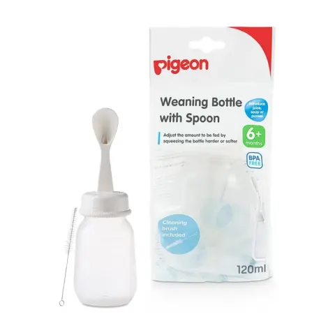 Pigeon Weaning Bottle with Spoon 120mL thumbnail 1